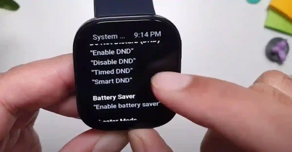 Amazfit Bip 6 interface showing grid and list view customization