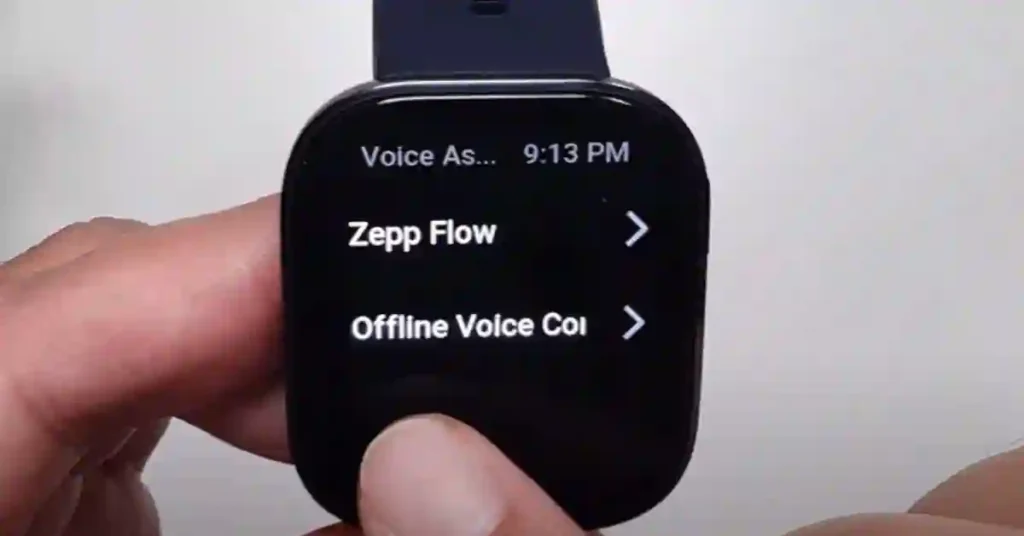 Amazfit Bip 6 user activating offline voice control without Wi-Fi