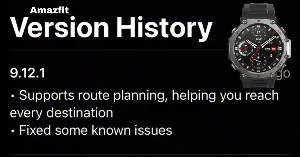 Screenshot of Zepp Health app showing new route planning tool for Amazfit smartwatches on iOS
