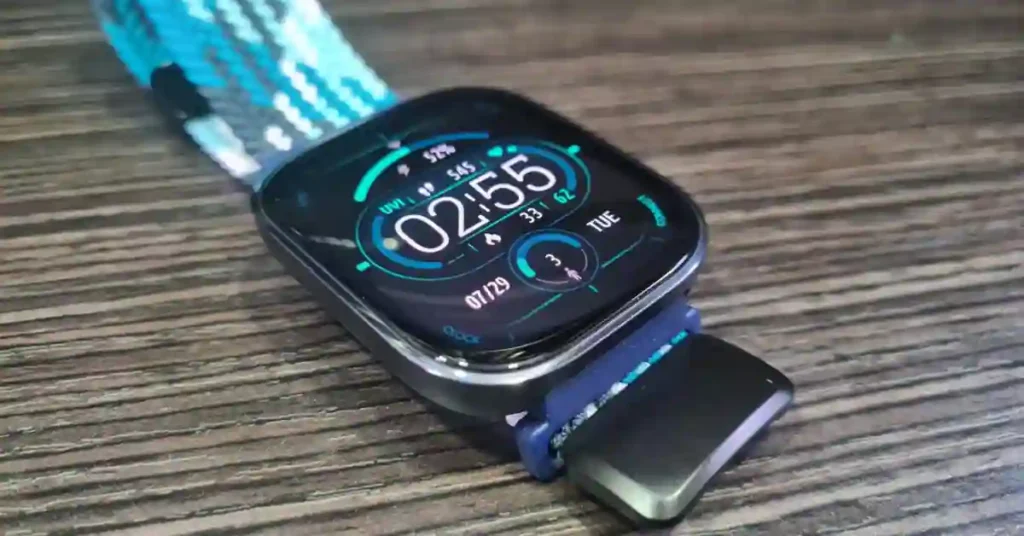 Amazfit Bip 6 Firmware v3.3.12.4 Update Screen capture of newly added Vertical Oscillation metric, confirming the pro running dynamics feature in v3.3.12.4.