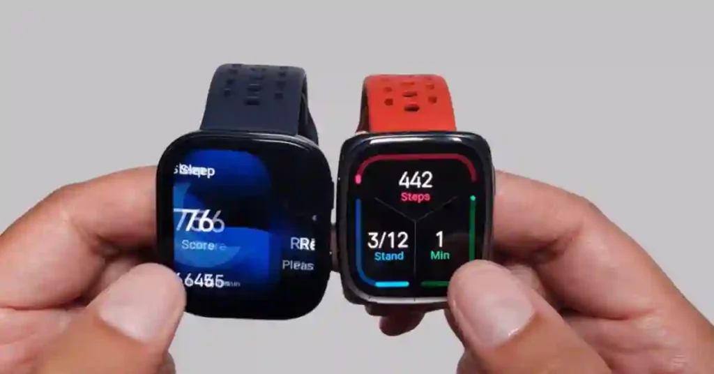 Amazfit smartwatches tracking heart rate, SpO₂, and sleep stages side-by-side