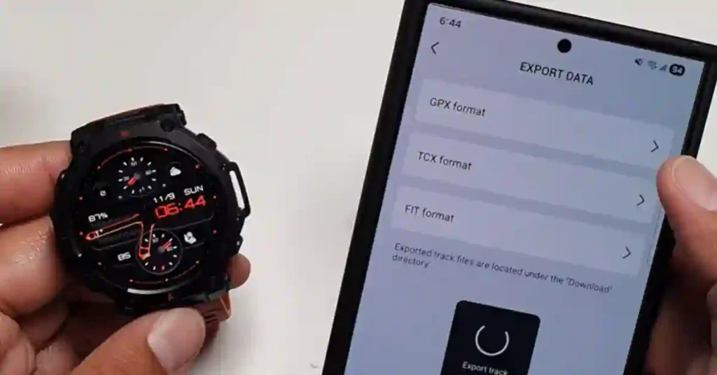 Comparison table showing the differences between GPX, TCX, and FIT file formats for fitness and GPS tracking.