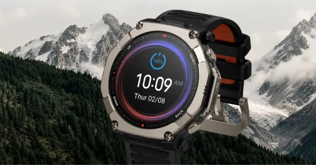 Amazfit T-Rex Ultra 2 rugged smartwatch — solar charging expected in T-Rex 4